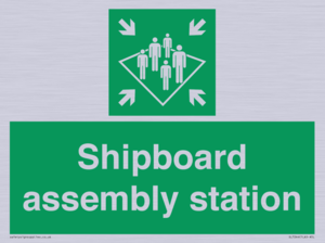 Shipboard assembly station